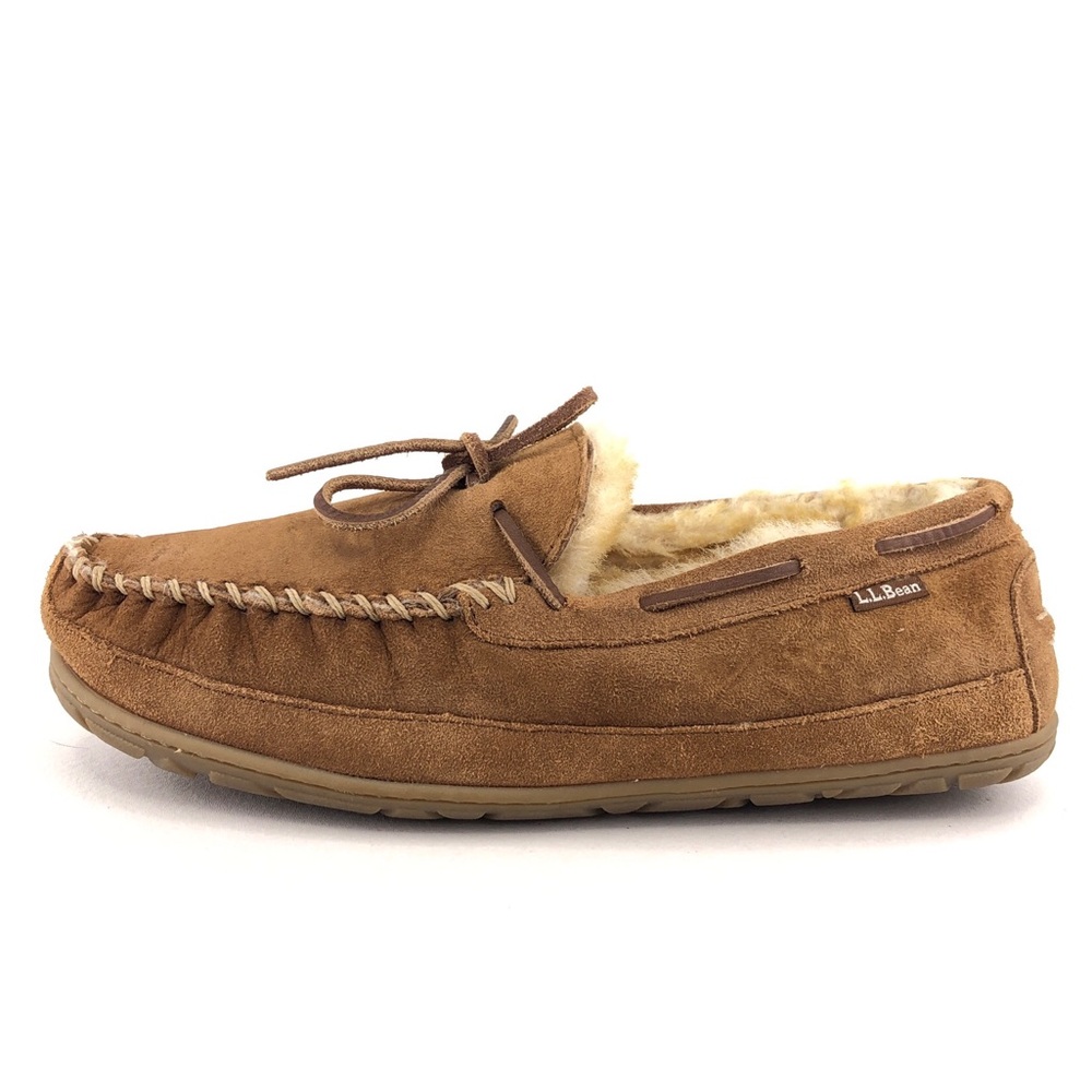 L.L. Bean Wicked Good Winter Moccasin Slippers 11 M
